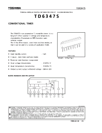 Datasheet TD6347 производства Toshiba